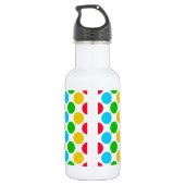 Multi Dot Aangepaste Geborduurde Monogram Golfdran Waterfles (Achterkant)