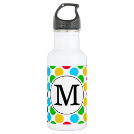 Multi Dot Custom Monogrammed Golf Drank Waterfles