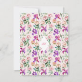 Multi Event Boho Chic Maximalist RSVP Kaartje (Achterkant)