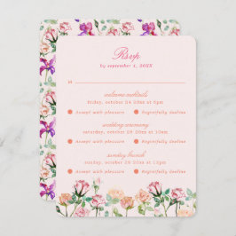 Multi Event Boho Chic Maximalist RSVP Kaartje