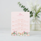 Multi Event Boho Chic Maximalist wordt RSVP Kaartje (Staand voorkant)