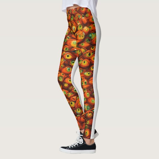 "Multi-Eyed Marvel: Leggings van vrouwen met een K (Links)