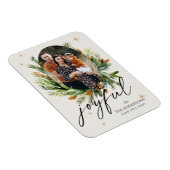 Multi Familie Foto's Groene bladeren Vrolijke Kers Magneet (Rechterzijde)