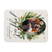 Multi Familie Foto's Groene bladeren Vrolijke Kers Magneet (Horizontaal)