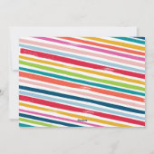 MULTI FAMILY PHOTO festive modern minimal colorful Feestdagenkaart (Achterkant)