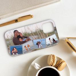 Multi Foto 5 Afbeelding Zig Zag Collage Landscape Case-Mate iPhone Case