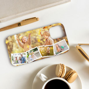 Multi Foto 5 Foto Zig Zag Collage Horizontaal Case-Mate iPhone Case
