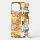 Multi Foto 5 Foto Zig Zag Collage Horizontaal Case-Mate iPhone Case (Achterkant)