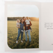 Multi Foto Collage Driehoekige Brief Uitnodiging (Binnenzijde eerst)