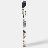 Multi Foto Collage Eenvoudig Modern Hexagoon Patro Case-Mate iPhone Case (Achterkant / Links)
