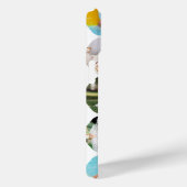 Multi Foto Collage Eenvoudig Modern Hexagoon Patro Case-Mate iPhone Case (Achterkant / Rechts)