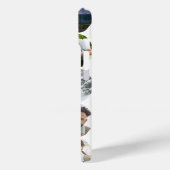 Multi Foto Collage Eenvoudig Modern Hexagoon Patro Case-Mate iPhone Case (Achterkant / Links)