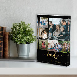 Multi foto collage familie script moderne aandenke