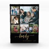 Multi foto collage familie script moderne aandenke (Voorkant)