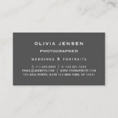 Multi-foto Collage Fotografie Modern Visitekaartje (Achterkant)