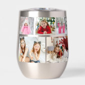 Multi Foto Collage Moderne Persoonlijke Naam (Voorkant)