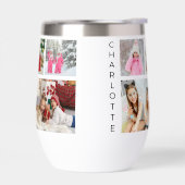 Multi Foto Collage Moderne Persoonlijke Naam (Links)