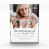 Multi Foto Collage Sympathie Foto Keepsake (Voorkant)