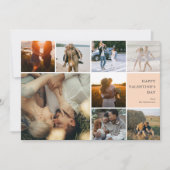 Multi Foto Collage Valentijnsdag Feestdagenkaart (Voorkant)