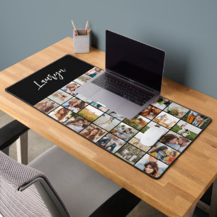 Multi foto familie cadeau aandenken bureaumat
