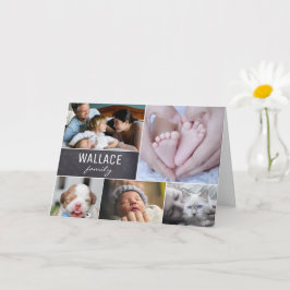 Multi Foto Familie Fotocollage Mis Je Kaart