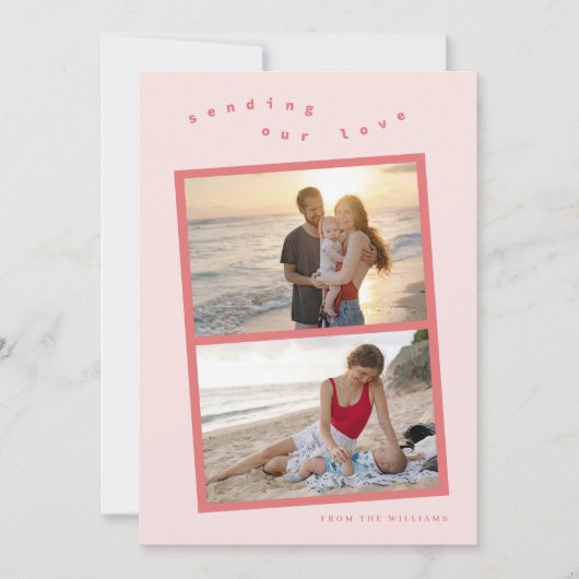 multi-foto fotokaart van San Valentijns Feestdagenkaart (Voorkant)