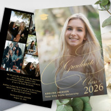Multi foto goud zwart afstudeerscript afstuderen