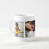 Multi Foto grootouders uploaden Afbeelding Afbeeld Koffiemok (Voorkant links)