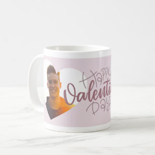 Multi Foto Hart Roze Gelukkige Valentijnsdag Koffiemok