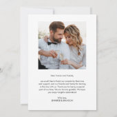 Multi Foto Modern Dank u kaart (Achterkant)