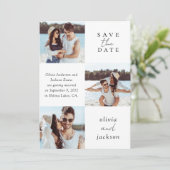 Multi Foto Script Trouwen Save The Date (Staand voorkant)