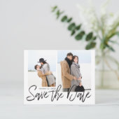 Multi Foto slaat de aankondiging van de datum op (Staand voorkant)