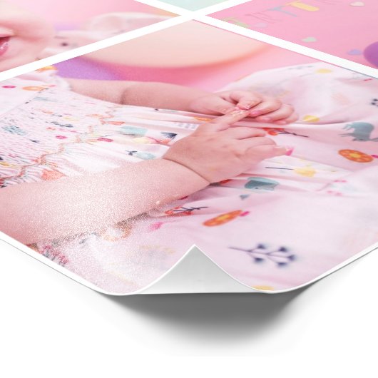 Multi foto Sweet One Afdruk (Hoek)