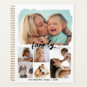Multi Fotocollage Eenvoudig Lijst Gepersonaliseerd Planner (Voorkant)