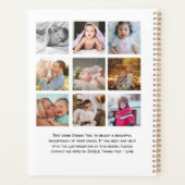 Multi Fotocollage Eenvoudig Lijst Gepersonaliseerd Planner (Achterkant)