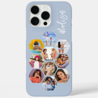 Multi-fotocollage Eenvoudig Modern Gepersonaliseer iPhone 16 Pro Max Hoesje