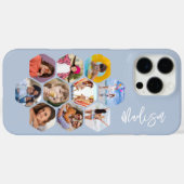 Multi-fotocollage Eenvoudig Modern Gepersonaliseer Case-Mate iPhone Case (Achterkant (horizontaal))