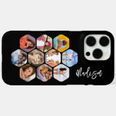 Multi-fotocollage Eenvoudig Modern Gepersonaliseer Case-Mate iPhone Case (Achterkant (horizontaal))