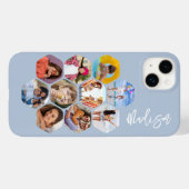 Multi-fotocollage Eenvoudig Modern Persoonlijk Case-Mate iPhone Case (Achterkant (horizontaal))