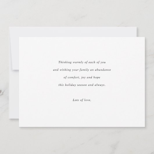 Multi Fotocollage Eenvoudige Chic Pas getrouwd Ker Feestdagenkaart (Achterkant)