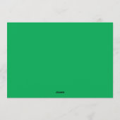 Multi Fotocollage Kerstmis Groen Elegant Gelukkig Feestdagenkaart (Achterkant)