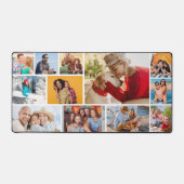 Multi Fotocollage Modern gepersonaliseerd Bureaumat (Voorkant)