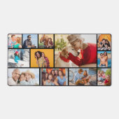 Multi Fotocollage Modern gepersonaliseerd Bureaumat (Voorkant)