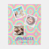 Multi-fotodisco Fleece Deken (Voorkant)