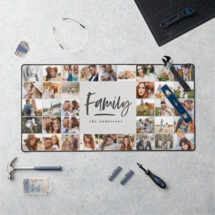 Multi fotofamilie Elegant modern grijs Bureaumat