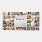 Multi fotofamilie Elegant modern grijs Bureaumat (Keyboard & Muis)