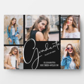 Multi-fotokado met zwarte achtergrond voor afstude fotoplaat (voorkant)