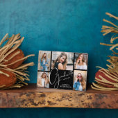 Multi-fotokado met zwarte achtergrond voor afstude fotoplaat (Zijkant)