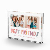 Multi foto's kleurrijke leuke typografie beste vri (Rechts)