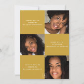 Multi Friend afstudeerfeest Kaart (Achterkant)